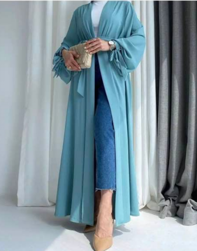 Abaya kimono Youssra Bleu